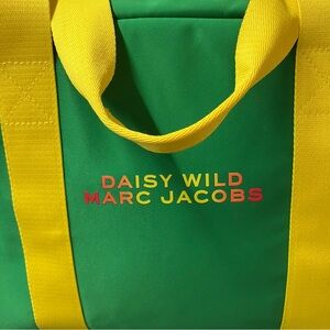 Marc Jacobs Daisy Wild Green and Yellow Tote Bag NWT